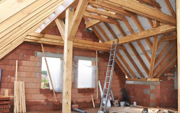 Shreding Green attic trusses