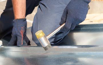Shreding Green metal flat roofing repairs